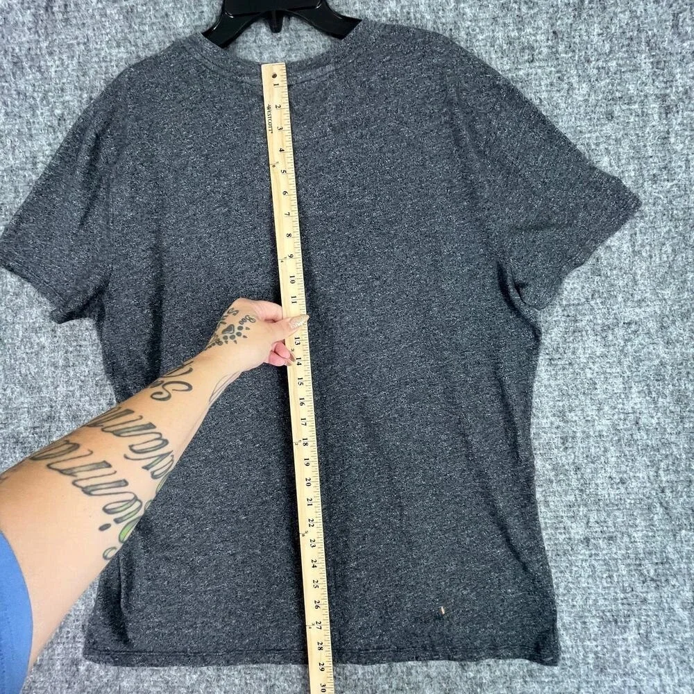 Banana Republic Shirt Mens XXL Gray Performance Tech Henley Quick Dry Breathable